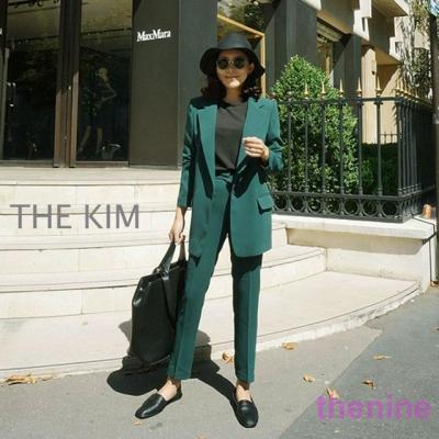 M'S GRACY きれいなグリーンのスーツ M'S GRACY きれいなグリーンのスーツ M'S GRACY きれいなグリーンの