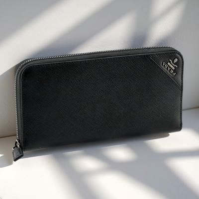 メンズ プラダ ラウンドファスナー長財布 サフィアーノのおすすめ人気