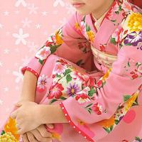 着物セット ブランド SEIKO MATSUDA 松田聖子 桜色 ピンク 薔薇 花 袴 