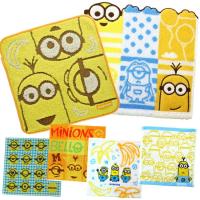 MINION ミニオン タオルハンカチ ミニオンズ キャラクター ミニタオル USJ はんかち 25×25cm 丸眞 | ashop01