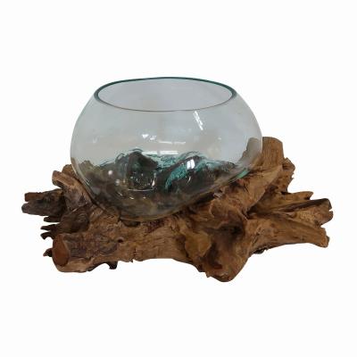 ガラス スタンド 花器 花瓶 鉢 水槽 置物 オブジェ 金属 モダン レトロ Amazon.co.jp: [XLOYP] ガラスと流木のプランターオブジェ 花瓶