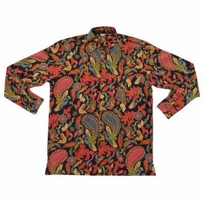 【新品未使用】バティック柄 長袖シャツ M バティックシャツ 長袖（メンズファッション） | ファッション