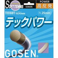 GOSEN[ゴーセン]  TECGUT テックパワー （SS605）（15）ナチュラル[取寄商品] | ASPOアスリート