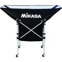 [MIKASA]ミカサ 携帯用折り畳み式ボールカゴ（舟型） フレーム・幕体・キャリーケースの3点セット (AC-BC210-BK) ブラック[取寄商品] | ASPOアスリート