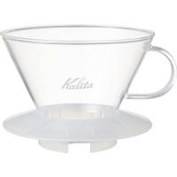カリタ Kalita コーヒー ウェーブシリーズ ガラスドリッパー WDG-185 2~4人用 クリア #05112 | アシストワンストア