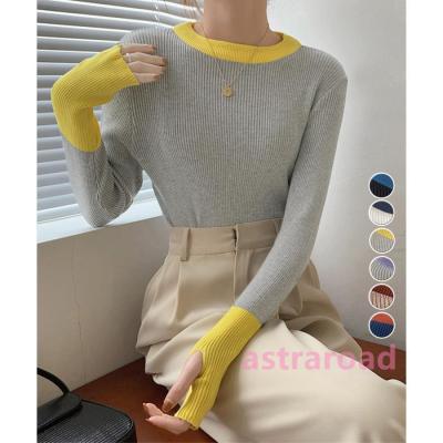 バイカラーニット（ブランド登録なし）（色：ホワイト系）の商品一覧