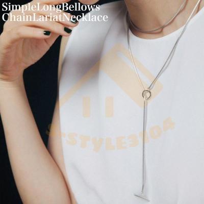 ロングネックレス レディース(アクセサリー素材:シルバー)の ロングネックレス レディース(アクセサリー素材:シルバー)の