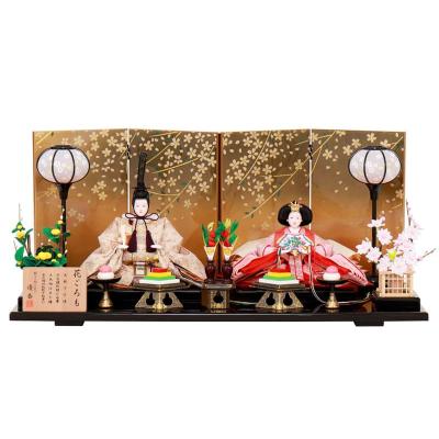 お雛様  親王飾り 雛人形 五人飾】【雛人形】親王飾京十一番花ごろも雛：平安優香