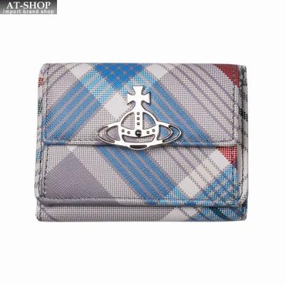 vivienne westwood 財布 チェック（レディース三つ折財布