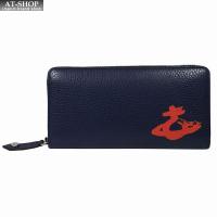 ヴィヴィアン財布 ヴィヴィアンウェストウッド ラウンドファスナー長財布 Vivienne Westwood MELIH NAVY/ORANGE 特価セール 63％OFF | AT-SHOP