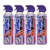 アース製薬 クモの巣消滅ジェット 450mL×4本パック | アットツリーヤフー店