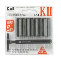 ひげそり用カミソリ KAI-KII 替刃8個付 | アットツリーヤフー店