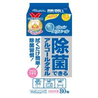 ウェットティッシュ エリエール 除菌できるアルコールタオル 詰替 80枚入 大王製紙 | アットツリーヤフー店