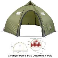 テント helsport 国内正規品 Varanger Dome 8-10 バランゲルドーム8-10人用 テント | アット防災