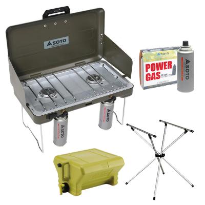 SOTO ツーバーナーコンロ 収納バッグ付き ソト (SOTO) ツーバーナーバッグ 収納バッグ GRID ハードケース