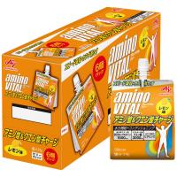 味の素 アミノバイタル ゼリードリンク アミノ酸クエン酸チャージ レモン味 180g×6個 クエン酸 3000mg アミノ酸 1500mg B | アットコレット