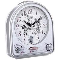 SEIKO CLOCK(セイコークロック) Disneyメロディ目覚まし時計(銀色) FD464S | アットコレット