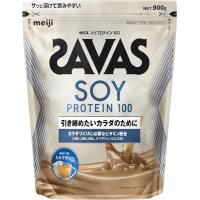 ザバス(SAVAS) ソイプロテイン100 ミルクティー風味 900g 明治 国内製造 | アットコレット