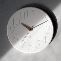 壁掛け時計 ウォールクロック Smuk 直径30.5cm スイープムーブメント シンプル モダン ナチュラル 北欧 | アットイーズ