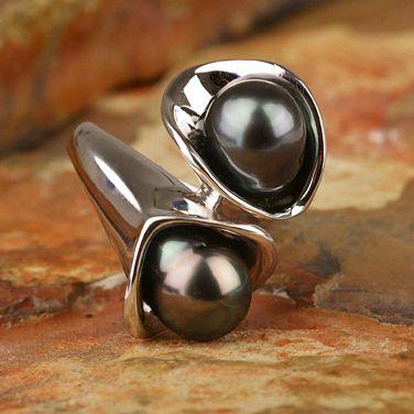 黒真珠指輪（リング、指輪）｜レディースアクセサリー | ファッション
