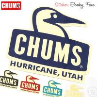チャムス Chums ステッカーブービーフェイス ch62-1124  Sticker Booby Face ボートロゴ ワッペン シール パソコン ノート | ジャケットからボトム・ギフト雑貨まで アーベン