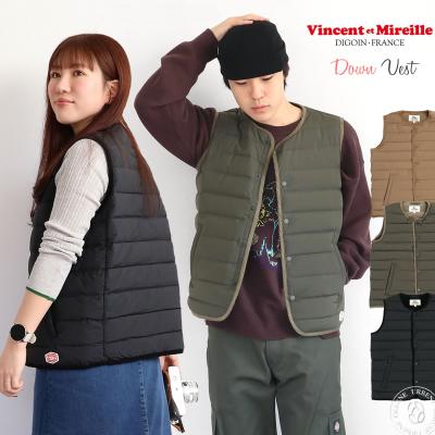 Vincent et Mireille 40 ブラック 黒　ダウンベスト　美品 楽天市場】VINCENT ET MIREILLE（ヴァンソン エ ミレイユ