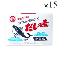 マルシマ かつおだしの素 (箱入り) 500g(10g×50袋)×15箱 丸島醤油 | ナチュラルプッシュ Yahoo!店