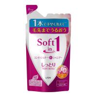 ソフトインワン シャンプー しっとりタイプ つめかえ用 (リンスインシャンプー) 380ml | アットライフ