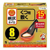 小林製薬 桐灰カイロ くつ用 敷く つま先 ベージュ 15足分入 | アットライフ