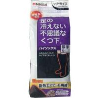 桐灰化学 足の冷えない不思議な靴下 ハイソックス厚手 黒 フリーサイズ 1足入 | アットライフ