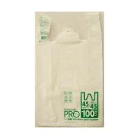 日本サニパック ポリ袋 100枚入り 乳白半透明 Y-8Hレジ袋NO45/45 | アットライフ