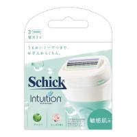 【送料無料】 Schick イントゥイション 敏感肌用 替刃 3コ入 1個 | アットライフ