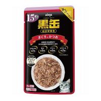 【メール便送料無料】アイシア AIXIA 黒缶パウチ 15歳頃からの まぐろとかつお 70g 1個 | アットライフ