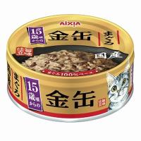 【送料無料・まとめ買い×10個セット】アイシア AIXIA 金缶 15歳頃からのまぐろ 70g | アットライフ