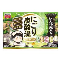 【送料無料・まとめ買い×10個セット】白元アース いい湯旅立ち にごり炭酸湯 なつかしの宿 16錠入 薬用入浴剤 | アットライフ