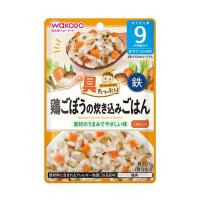 【まとめ買い×12個セット】アサヒグループ食品 和光堂 具たっぷりグーグーキッチン 鶏ごぼうの炊き込みごはん 80g 9か月頃から | アットライフ