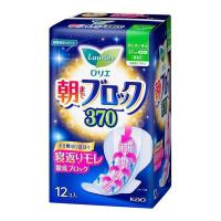 花王 Kao ロリエ 朝までブロック 370 特に多い夜用 羽つき 37cm 無香料 生理用ナプキン 12コ入 | アットライフ