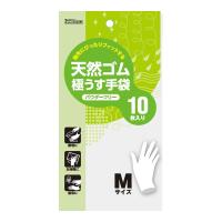 【送料無料】ダンロップホームプロダクツ 天然ゴム 極うす 手袋 パウダーフリー M 10枚入 1個 | 日用品・生活雑貨の店 カットコ