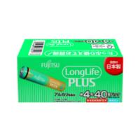 【送料無料】FDK FUJITSU Long LifePLUS ロング ライフプラス アルカリ乾電池 LR03LP(40S) 単4形 40個パック | 日用品・生活雑貨の店 カットコ