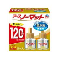 【送料無料】 アース製薬 ノーマット 取替えボトル 120日用 低刺激 無香料 2本入 1個 | 日用品・生活雑貨の店 カットコ