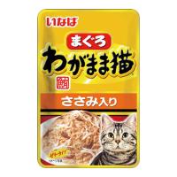 【メール便送料無料】いなばペットフード いなば わがまま猫 まぐろ パウチ ささみ入り 40g 1個 | 日用品・生活雑貨の店 カットコ