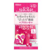 ダンロップ プリティーネ L レッド 1双入 1個【メール便送料無料】 | 日用品・生活雑貨の店 カットコ