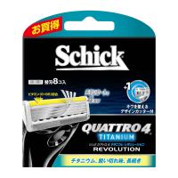 【送料無料】シック schick クアトロ4 チタニウム レボリューション 替刃 8個入 1個 | 日用品・生活雑貨の店 カットコ