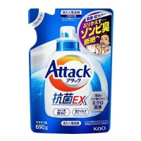 【送料無料】花王 アタック Attack 抗菌EX つめかえ用 690g 洗たく用洗剤 1個 | 日用品・生活雑貨の店 カットコ