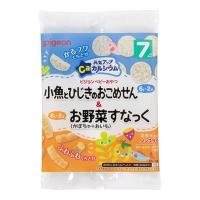 【送料無料】ピジョン 元気アップカルシウム 小魚とひじきのおこめせん&amp;お野菜すなっくかぼちゃ+おいも 6g×2袋 7か月頃から 1個 | 日用品・生活雑貨の店 カットコ