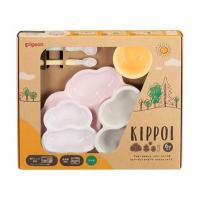 【送料無料】ピジョン KIPPOI ベビー食器セット ベイビーピンク&amp;ピーチホワイト 1個 | 日用品・生活雑貨の店 カットコ