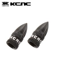 KCNC バルブ キャップ 760061 ブラック PR 仏式 自転車 アルミ バルブキャップ 2個入り | アトミック サイクル 自転車 通販