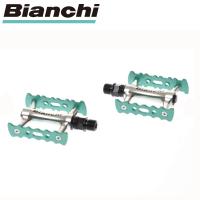 Bianchi ビアンキ フラット ペダルＡ チェレステ　ビアンキ 自転車 純正パーツ　 | アトミック サイクル 自転車 通販