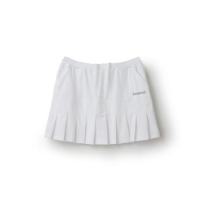 Admiral ホワイト ベージュ　プリーツスコートFILAバボラNIKE Admiral ホワイト ベージュ プリーツスコートFILAバボラNIKE