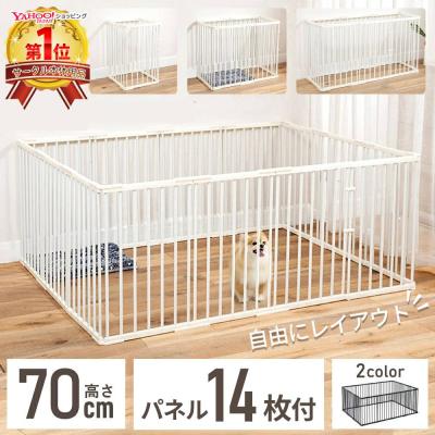 新品　ペット用サークル　th145 white 白　未開封 Amazon.co.jp: ペットフェンス 中型犬用 小型犬用 ドア付ペット